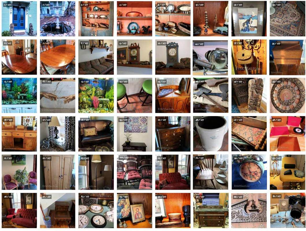 Antiques and vintage items from NHAC's March 2017 Estate Sale in Milford, NH