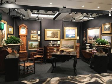 NHAC antique show booth