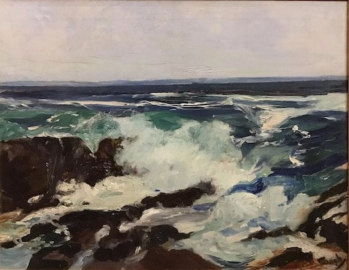 NHAC painting: Frederick Judd Waugh (1861-1940), Surf & Spindrift, $12,500